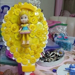 Girls hand held mirror